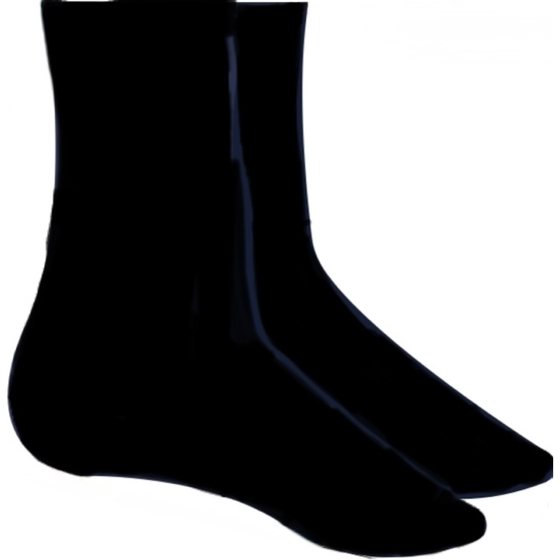 a pair of black socks
