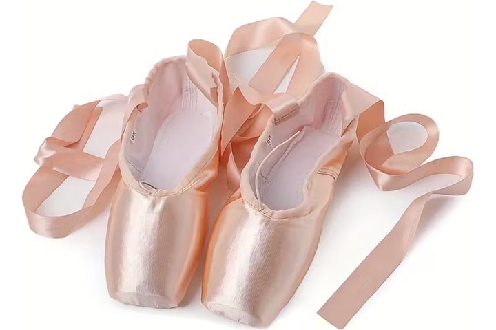 a pair of ballet shoes
