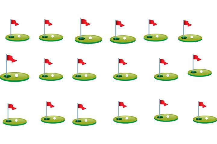 golf flags